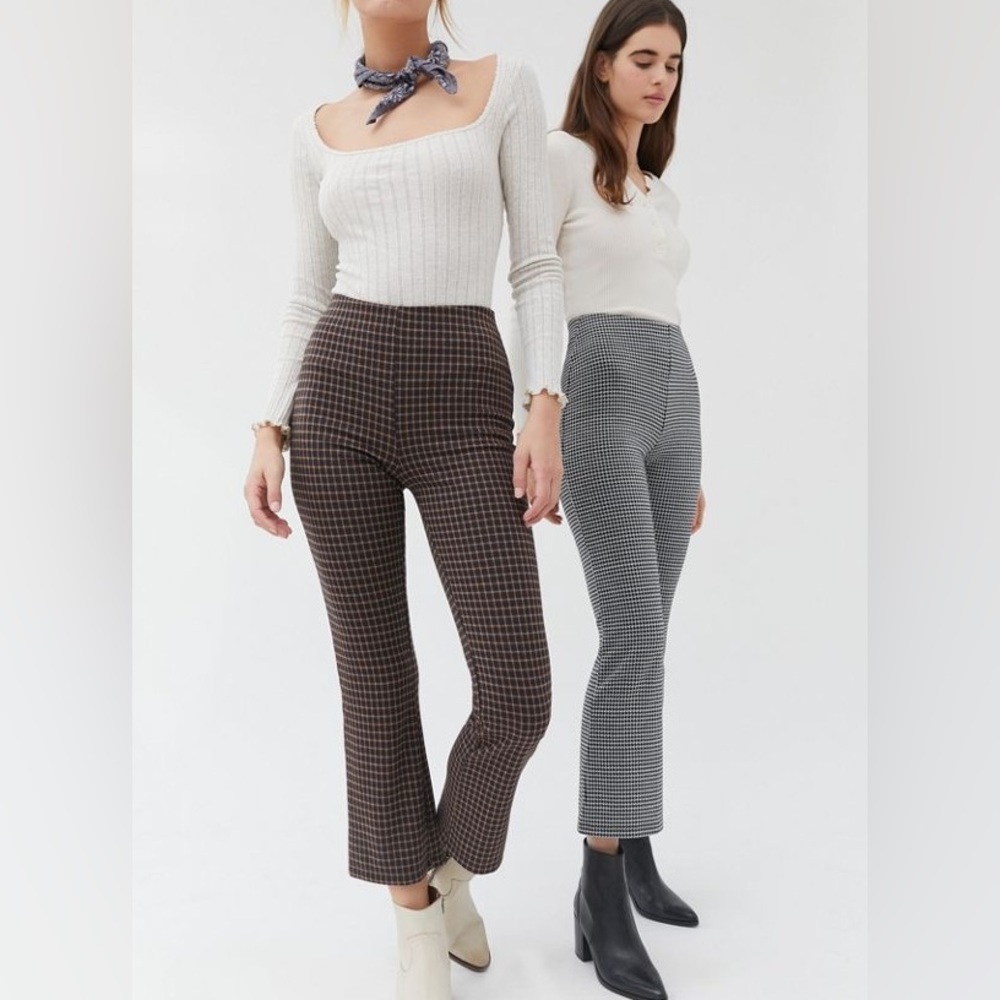 Urban Outfitters Brown and Black Boot Cut Pants